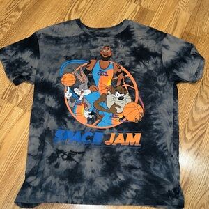 Space Jam LeBron James‎ Medium Black Logo Short Sleeve Tshirt NBA